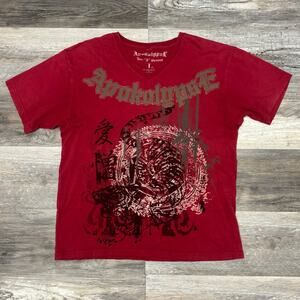 Y2K Apokolypse Halo N Demand Chinese Tiger Red Mens Large T-Shirt USA Mallgoth